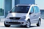 Especificaciones de coches y el consumo de combustible para Mercedes Vaneo